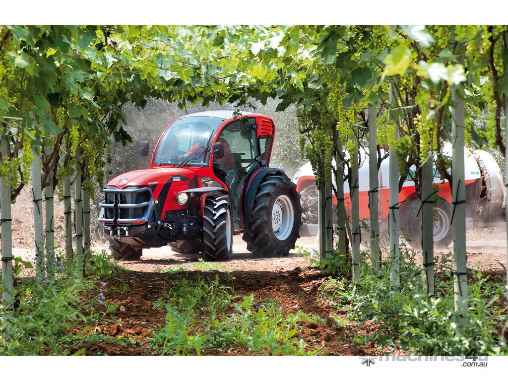 Antonio Carraro 4WD 89hp Tractor - Super Low, Large Rear Wheels!